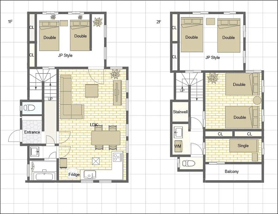 Villa Shinjuku Japanese-Style Two Storey House Tokyo